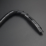 ESPIRAL DE PLÁSTICO 8 MM NEGRO PARA COBERTURA DE CABLES 10 METROS Genérico - 3