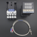 Kit Controlador PID de Temperatura REX-C100 + Termocupla tipo K + Relé CJX2 Genérico - 3