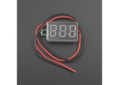Mini Volti­metro 7 SEG Azul 4.5V~30V Genérico - 1