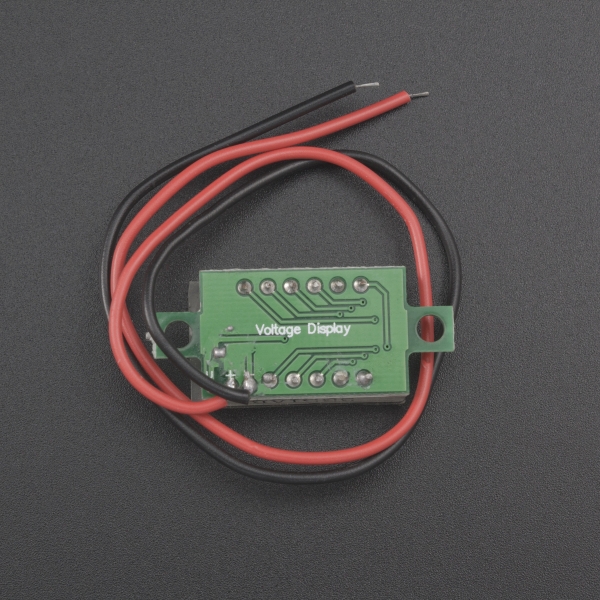 Mini Volti­metro 7 SEG Azul 4.5V~30V Genérico - 2