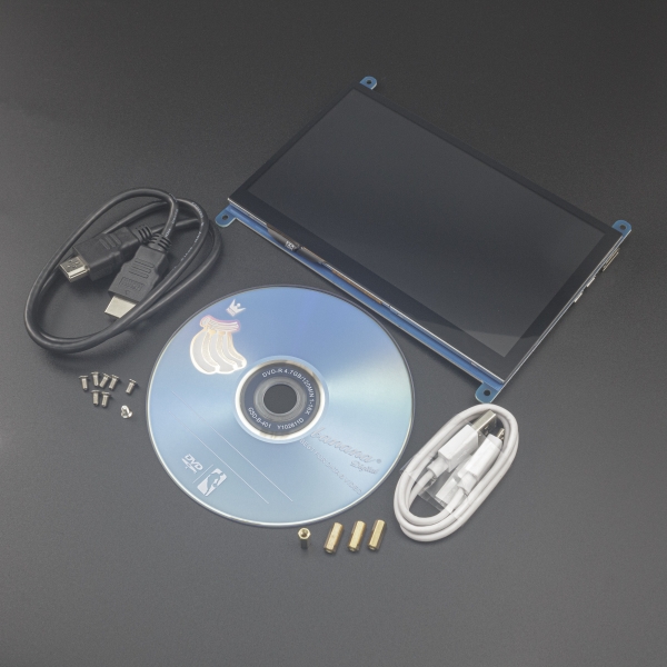 PANTALLA 7 INCH 800x400 HDMI TOUCHSCREEN PARA RASPBERRY PI Genérico - 3