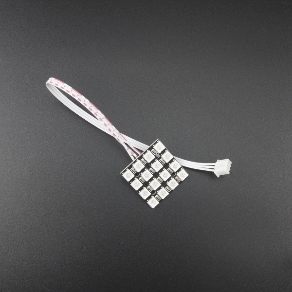 MATRIZ DE 4X4 LEDS 5050 RGB NEOPIXEL WS2812 CON CONECTOR XH2.54 3P HEMBRA Genérico - 2