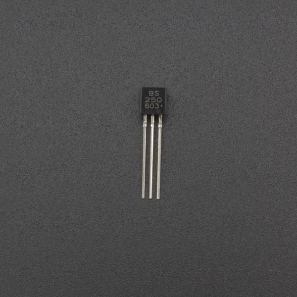 Transistor Mosfet Canal P BS250 TO-92  - 3