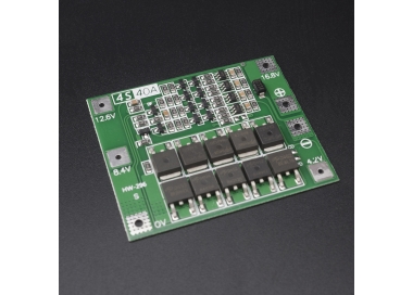 MÓDULO DE CARGA Y PROTECCIÓN BMS HW-296 16.8V 4S Li-Ion18650