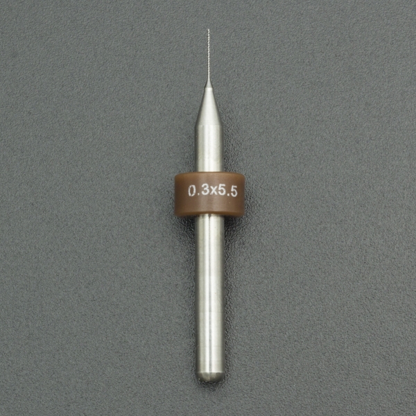 BROCA DE 0.3X5.5 MM ACERO DE TUNGSTENO Genérico - 3
