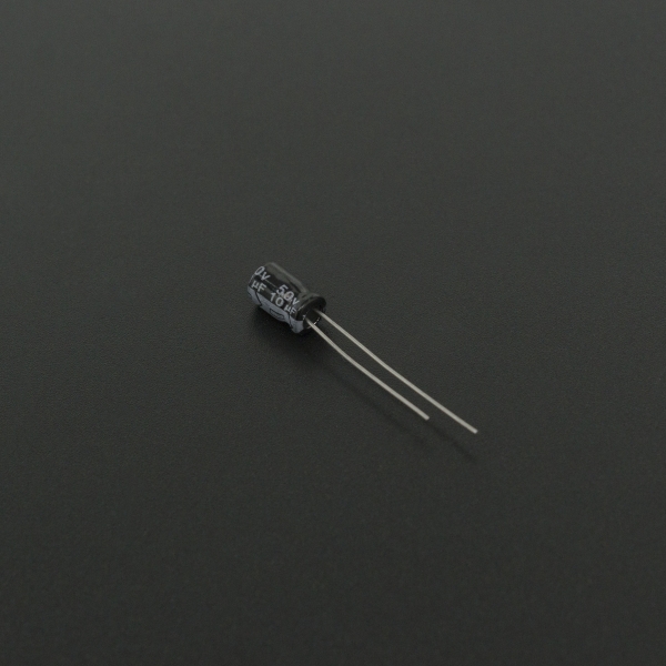 Capacitor Electrolítico De Aluminio 10uF 50V 5x7 mm Genérico - 2