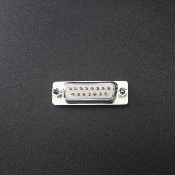 Conector DB15 HEMBRA 2 Líneas RECTO Para PCB