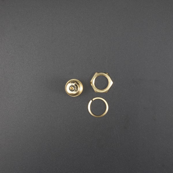 Conector Jack Hembra DC-099 5.5x2.5mm 20A Cobre Chapado en Oro