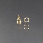 Conector Jack Hembra DC-099 5.5x2.5mm 20A Cobre Chapado en Oro