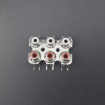 Terminal Rca Jack, Para Montar En Chasis 2