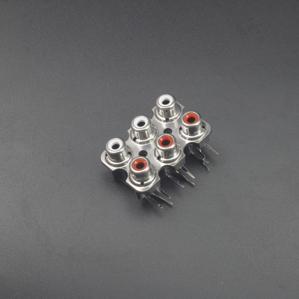 Terminal Rca Jack, Para Montar En Chasis 2