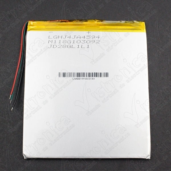 Batería Recargable LiPo 3.7V 2800mAh Genérico - 2