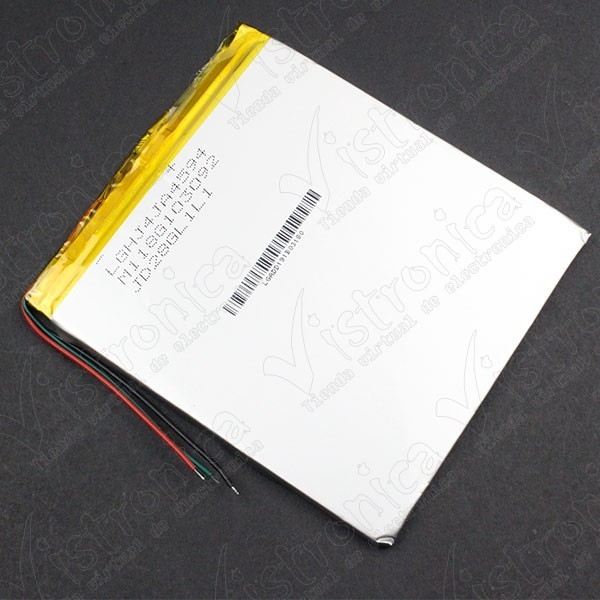 Batería Recargable LiPo 3.7V 2800mAh Genérico - 1