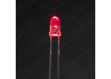LED Rojo 3mm Chorro