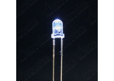 LED Blanco 3mm Chorro