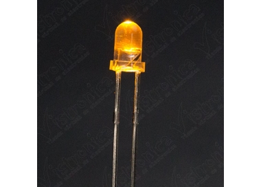 LED Amarillo 3mm Chorro