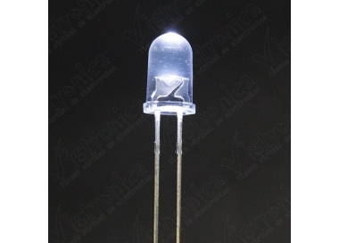 LED Blanco 5mm Chorro