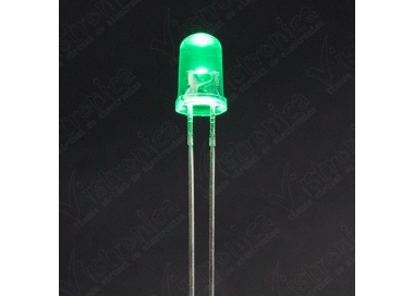 LED Verde 5mm Chorro