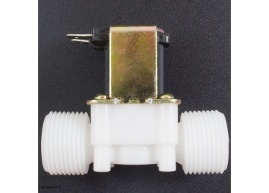 Electroválvula de Plástico 12V 3/4'' Con Presión Genérico - 1