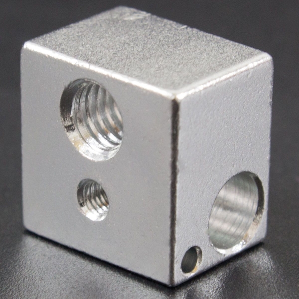 Bloque de aluminio para extrusor 16×16×12mm Genérico - 3