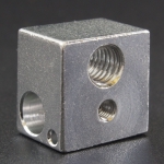 Bloque de aluminio para extrusor 16×16×12mm Genérico - 2