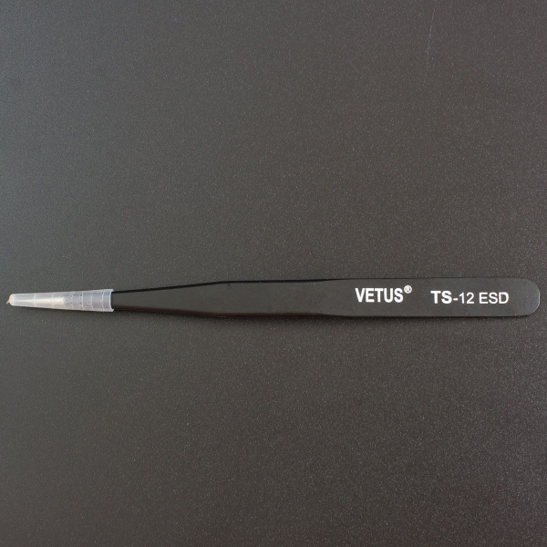 Pinza Antiestática TS-12 ESD HRC30º Genérico - 5