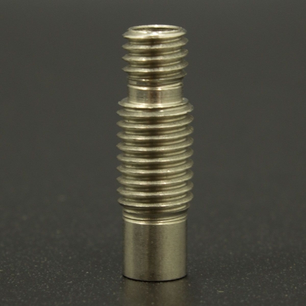 Garganta Para Extrusor con PTFE de Acero Inoxidable M7 x 4.1MM