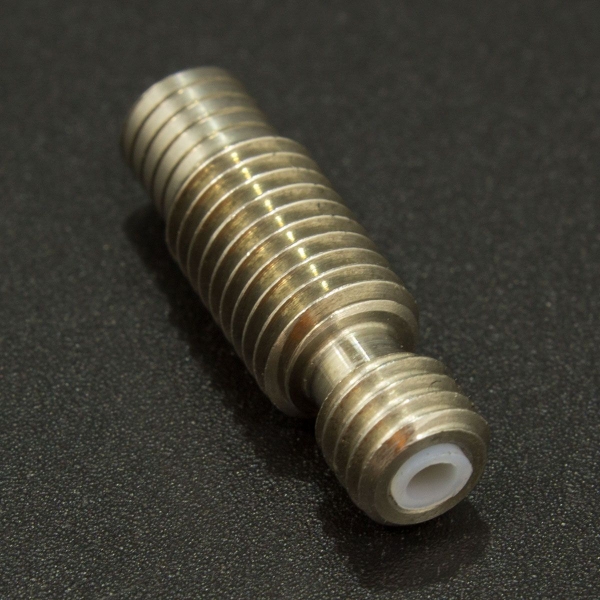 Garganta Para Extrusor E3D V6 con PTFE de Acero Inoxidable M7 x 1.75MM Genérico - 3