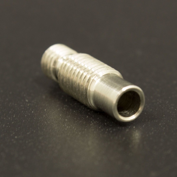 Garganta Para Extrusor E3D V6 Sin PTFE de Acero Inoxidable M7 x 3MM Genérico - 4