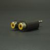 Adaptador 2 Jacks RCA a Plug 3.5mm Estéreo  Genérico - 3