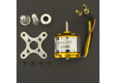 Motor eléctrico Brushless A2212/2200Kv 6T Genérico - 1