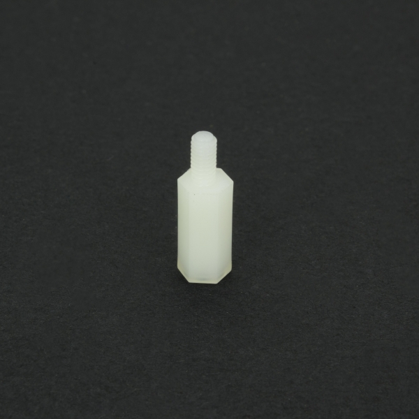 Separador de Nylon M3x12+6 mm Genérico - 2