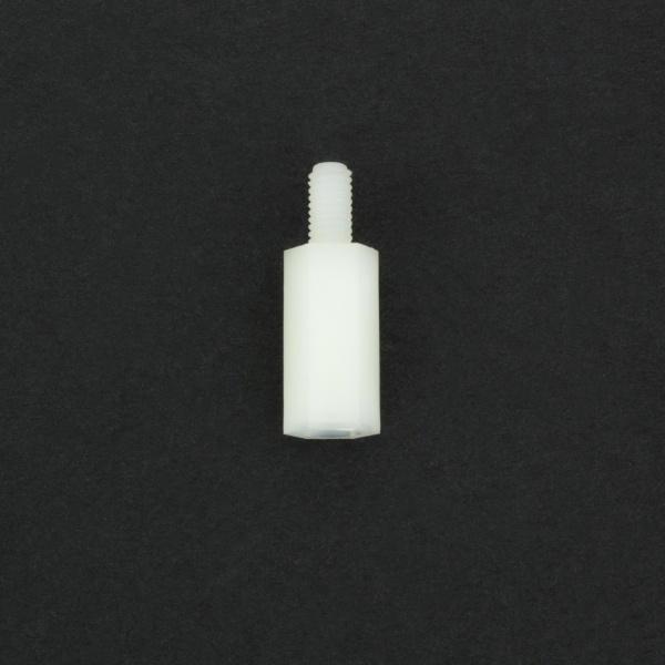 Separador de Nylon M3x12+6 mm Genérico - 3