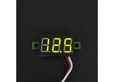 Mini Voltí­metro 7 SEG Verde 0V~30V