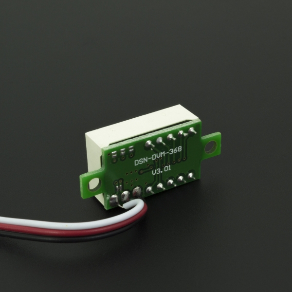 Mini Voltí­metro 7 SEG Verde 0V~30V