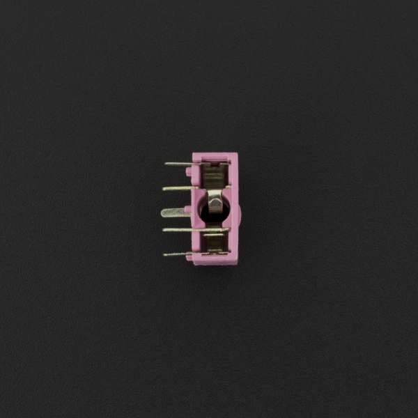 Conector Jack Estéreo Hembra Rosado PJ307G 3.5 mm Para PCB  Genérico - 4