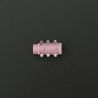 Conector Jack Estéreo Hembra Rosado PJ313D 3.5 mm Para PCB  Genérico - 3