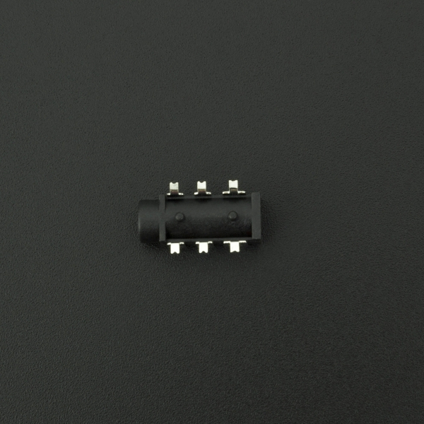 Conector Jack Estéreo Hembra Negro PJ313D 3.5 mm Para PCB  Genérico - 2