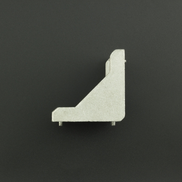 Ángulo Esquinero con Agujero Ovalado/Redondo Para Perfil de Aluminio 40x40 Genérico - 3
