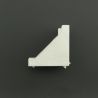 Ángulo Esquinero con Agujero Ovalado/Ovalado Para Perfil de Aluminio 40x40 Genérico - 3