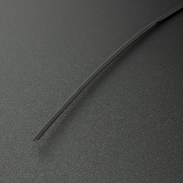 Tubo Termoencogible Negro 1 mm 1 metro Genérico - 2