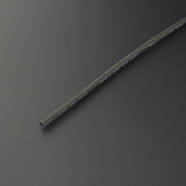Tubo Termoencogible Negro 2.5 mm 1 Metro Genérico - 2