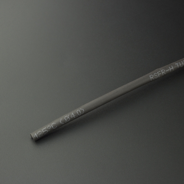 Tubo Termoencogible Negro 4 mm 1 Metro Genérico - 2